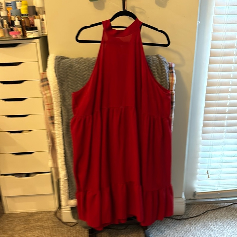 Red dress